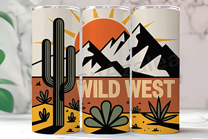 Wild West Adventure 20oz Tumbler, an Arts & Entertainment Photo by LamanAzalea