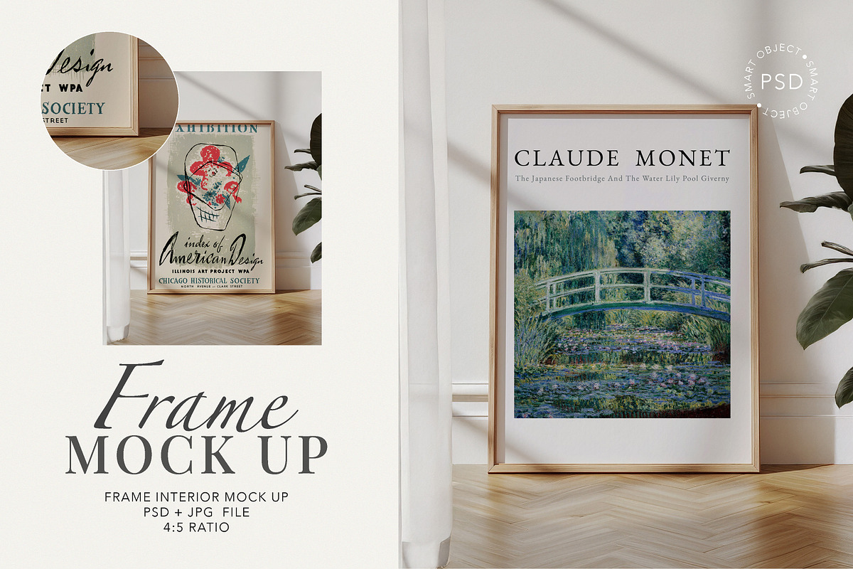 Bohemian Frame Mockup, a Product Mockup by Paper Flowers Studio (Photo 1 of 5)