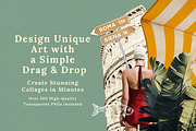 La Dolce Vita Collage Creator, an Object Graphic by Paper Flowers Studio (Thumbnail 2 of 14)