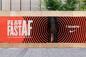 Urban Poster Street Mockup - PSD