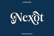 Nexot - Modern Serif Font, a Serif Font by Luna Shop (Thumbnail 1 of 11)