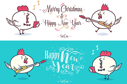 Happy New Year. Rooster year