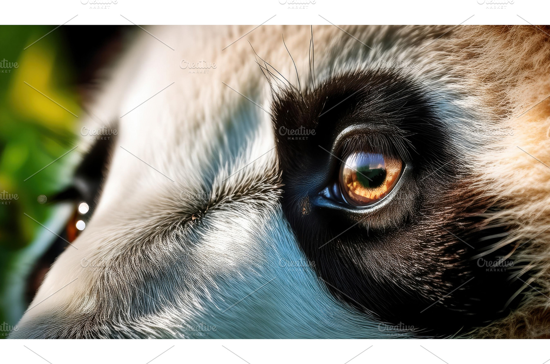Detailed close-up of a giant panda's, an Animal Photo by Igor Tichonow