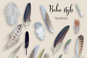 Boho style: feather items, a Product Mockup by Big Bundles Shop (Thumbnail 2 of 3)