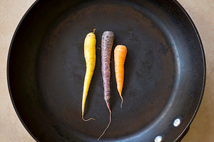Carrots In Large Roasting Pan, a Food & Drink Photo by THP Creative