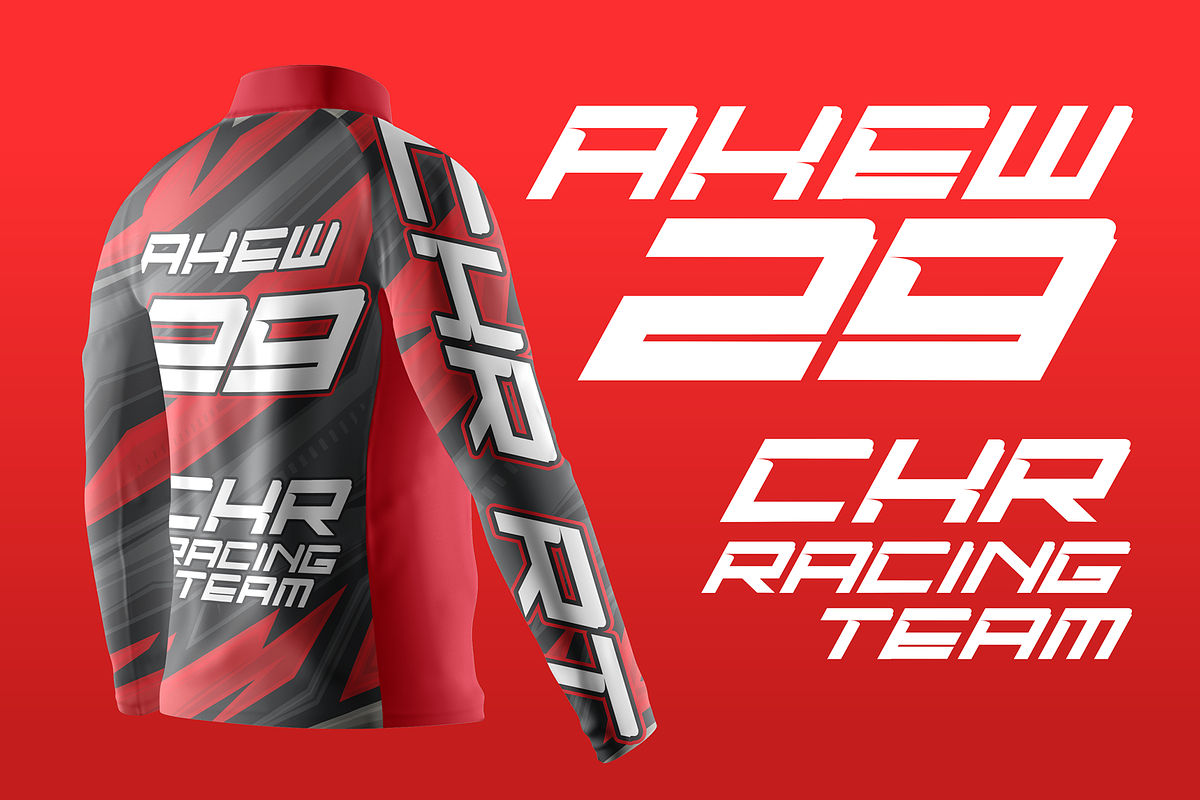 Fast Racer - Racing Display Font, a Font by figuree studio