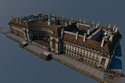 County Hall, London, UK, an Architecture 3D Model by Vertex Modelling (Thumbnail 10 of 11)