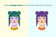 People Avatars, a Person Illustration by Léo Alexandre (Thumbnail 4 of 5)