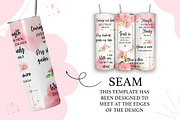 Floral Bible Verse Tumbler PNG, a Pattern Graphic by TumblerArtDS (Thumbnail 2 of 3)