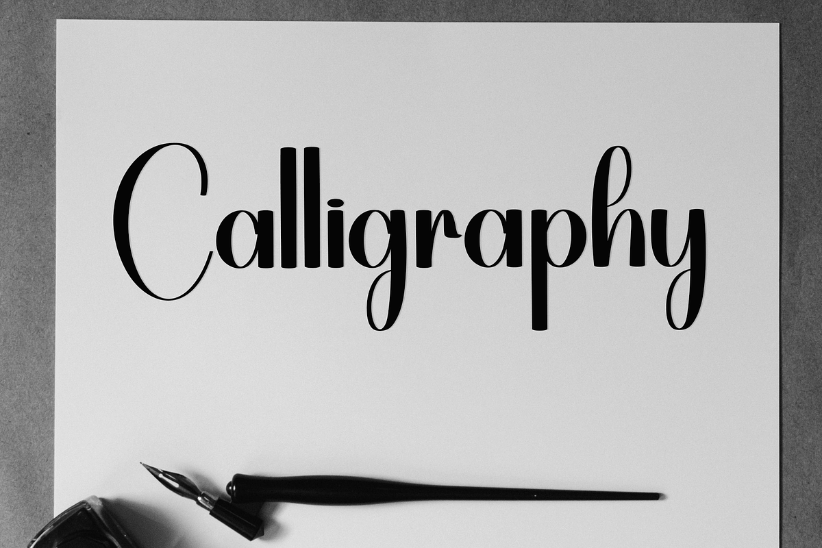 Typography, a Handwritten Font by FreshTypeINK (Photo 2 of 8)