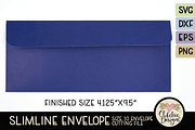 Slimline Size 10 Envelope SVG, an Invitation Template by Clikchic Designs (Thumbnail 3 of 4)