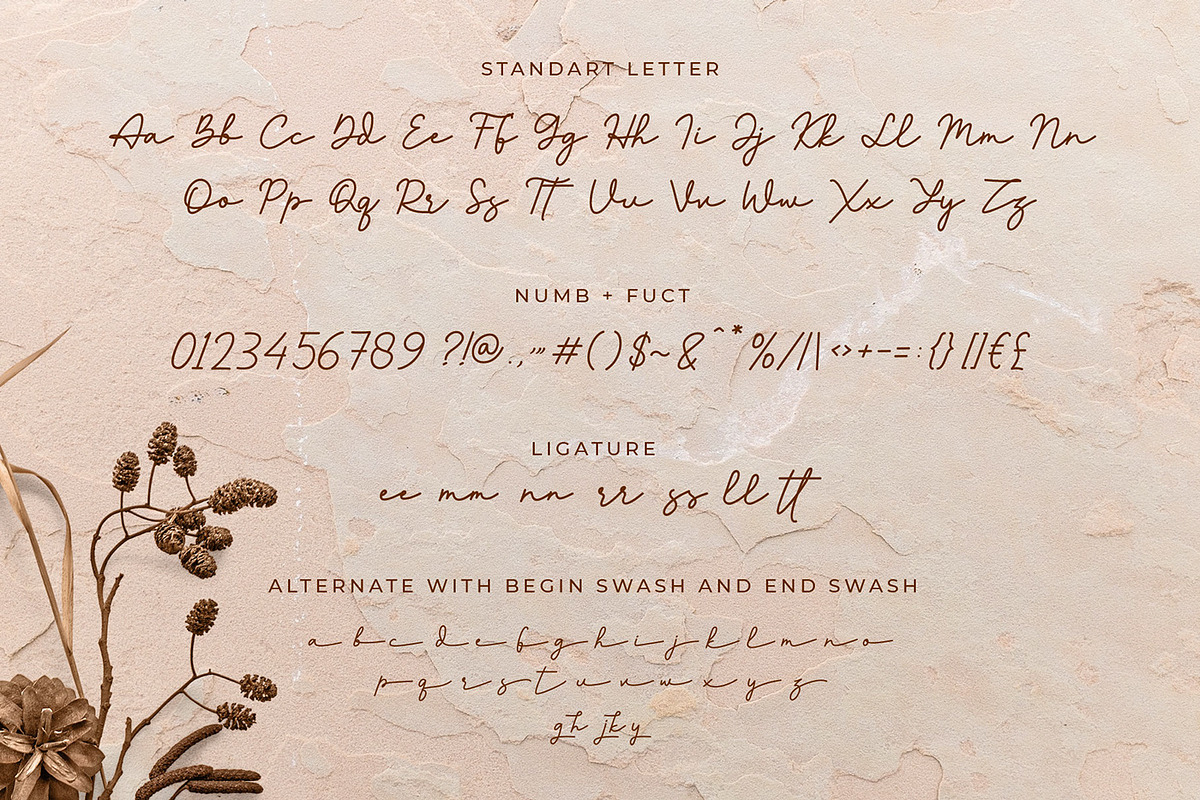 Thea Amelia - Handwritten Font, a Handwritten Font by RantautypeStudio (Photo 9 of 10)