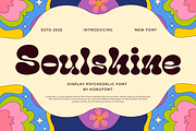 Soulshine - Display Psychedelic Font, a Handwritten Font by overlaytemplates (Thumbnail 1 of 5)