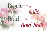 Pulseras- Romantic Display Font, a Sans Serif Font by Lurinzu Studios (Thumbnail 6 of 13)