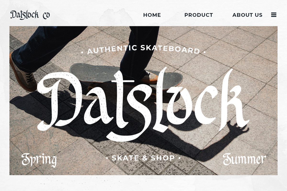 Reclaim Glory - Blackletter Typeface, a Blackletter Font by Typefactoryco (Photo 4 of 8)