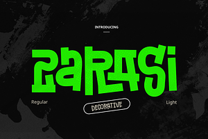 Zarasi Typeface