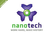 Nanotech Logo, a Branding & Logo Template by Web Design Label (Thumbnail 1 of 5)