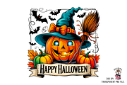 Halloween Pumpkin Sublimation PNG, a Graphic by Clipart Bloom (Thumbnail 6 of 11)