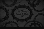 Black Round Lace Frames, an Illustration by Amanda Ilkov (Thumbnail 2 of 5)