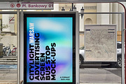 Warsaw Citylight Ad Bus Stop 9, an Advertising Mockup by Graphic Shelter (Thumbnail 6 of 8)