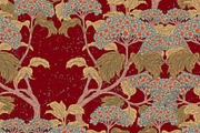 Hydrangea Botanical Seamless Pattern, a Pattern Graphic by NayaChu (Thumbnail 5 of 10)