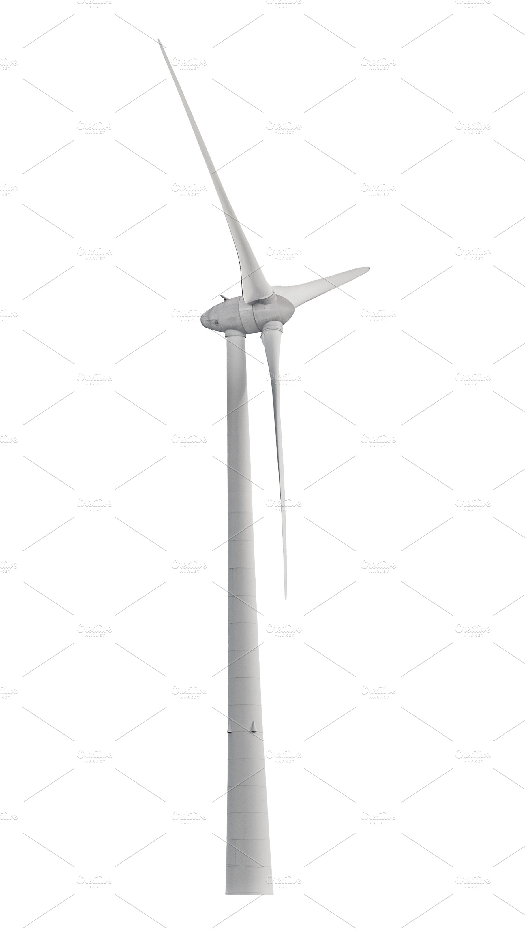 Wind turbine isolated photo, a Nature Photo by DanFLCreativo