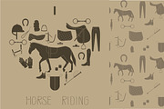 Equestrian icons, an Outline Icon by airdynamic (Thumbnail 2 of 5)