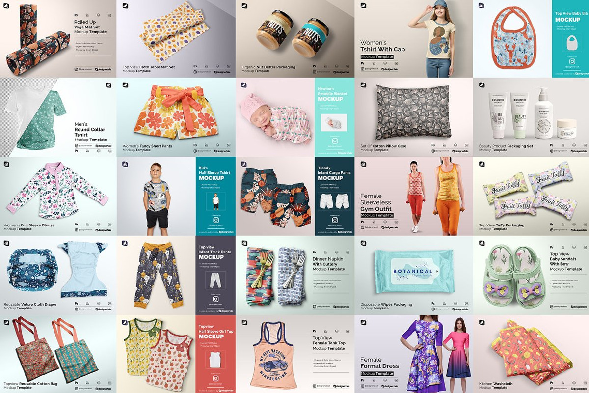 All Mock-Ups Bundle For Lifetime, a Product Mockup by Designertale (Photo 8 of 10)