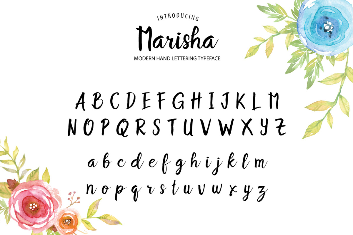 Marisha Script Font preview 6