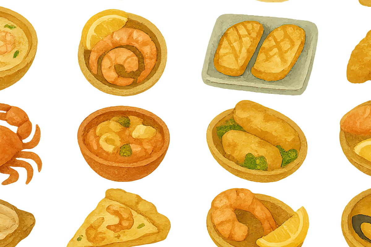 Seafood Dishes Set, an Object Graphic by RT Studio (Photo 4 of 4)