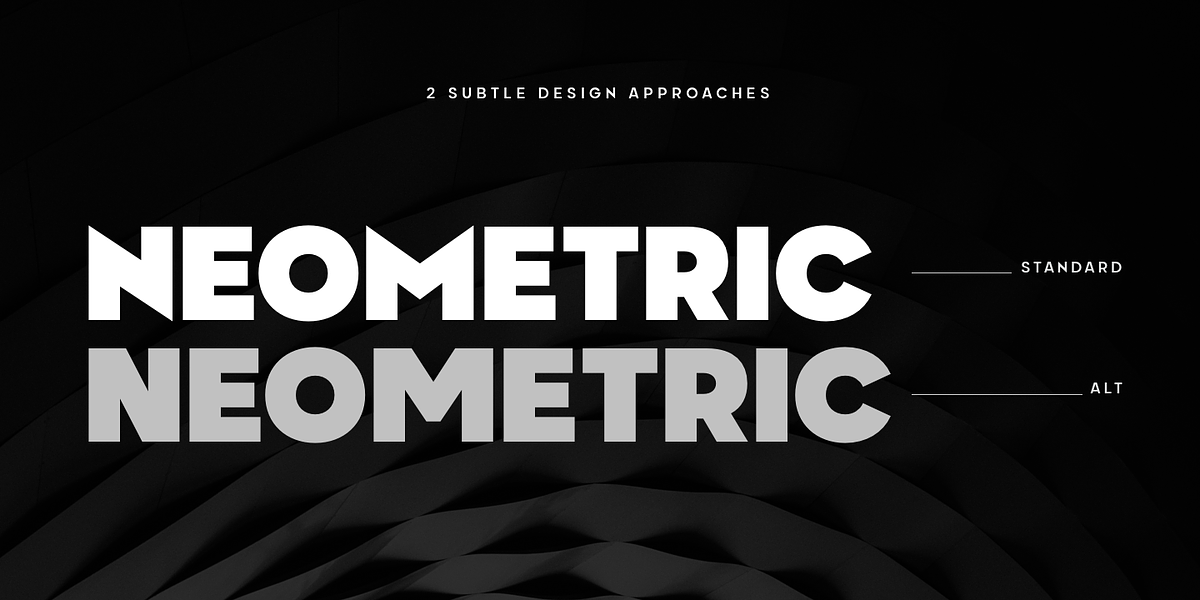 Neometric, a Sans Serif Font by TypeUnion (Photo 5 of 14)