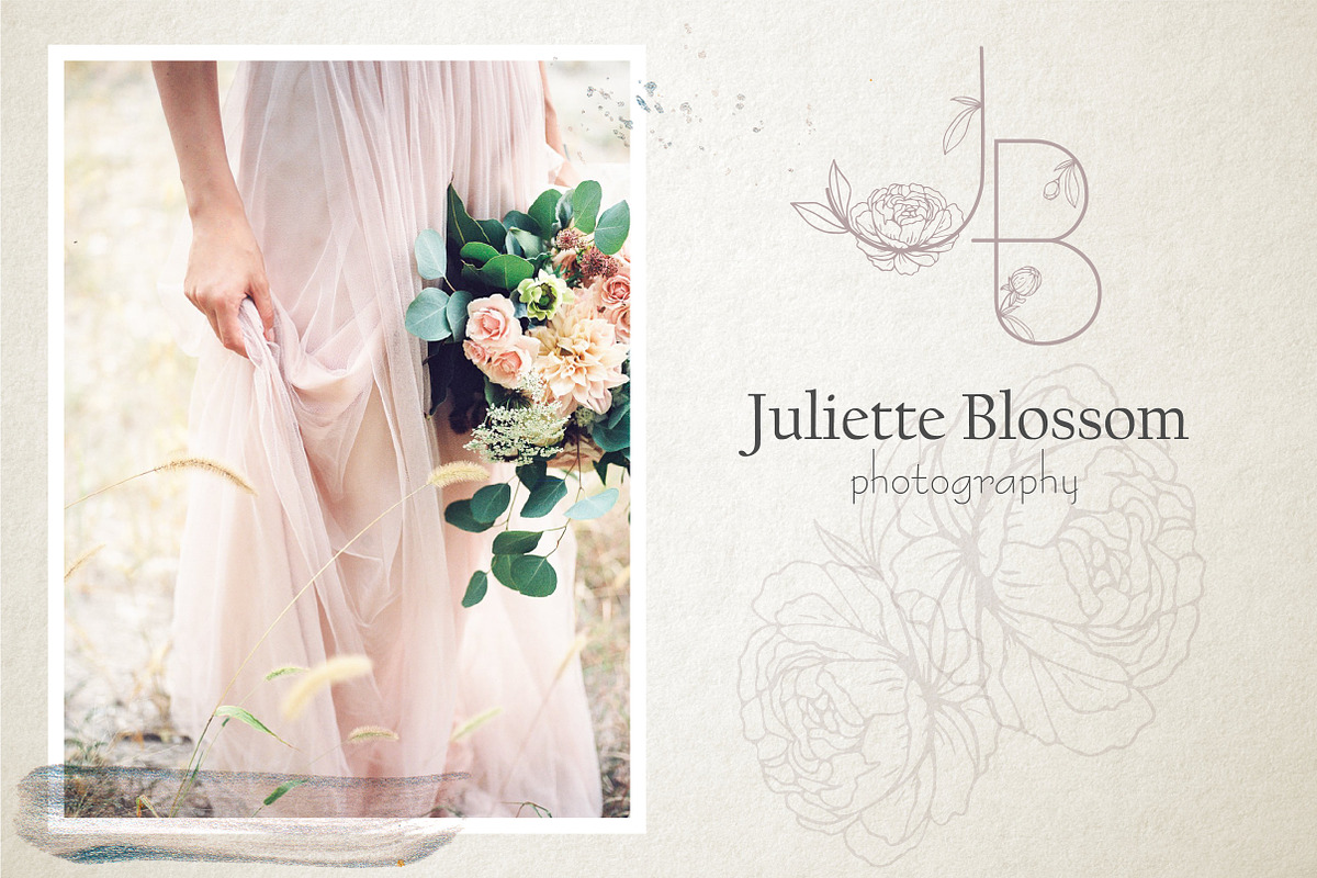 Amelie Floral Display Font preview 2