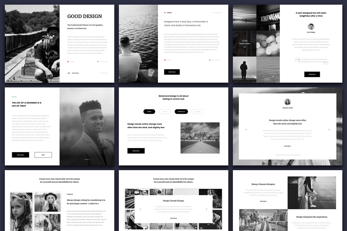 Webster Material UI Kit, an UI Kit Template by Designerbundle (Photo 2 of 2)
