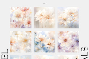 Pastel Florals Backgrounds