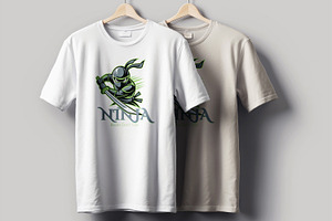 Ninja T Shirt Design Layout, a Brochure Template by MightyDesign