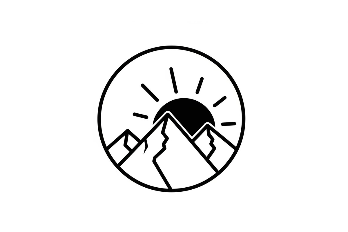 Mountain Sunrise Circle Bundle, an Illustration by Designs_River (Photo 22 of 31)