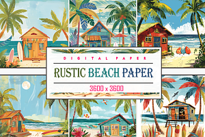 Rustic Beach Paper