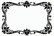 Elegant Floral Border Vector Design,, an Illustration by Amazin_art (Thumbnail 23 of 26)