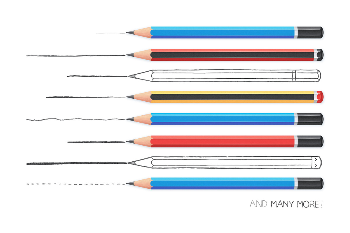 Realistic Pencil Brushes, a Brush Add-On by Side Project (Photo 3 of 5)
