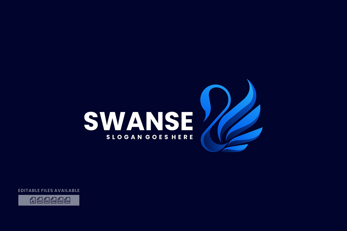 Swan Gradient Colorful Logo, a Branding & Logo Template by ivan_artnivora