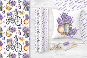 Provence Lavender watercolor clipart, a Decorative Illustration by Artmanata (Thumbnail 10 of 14)