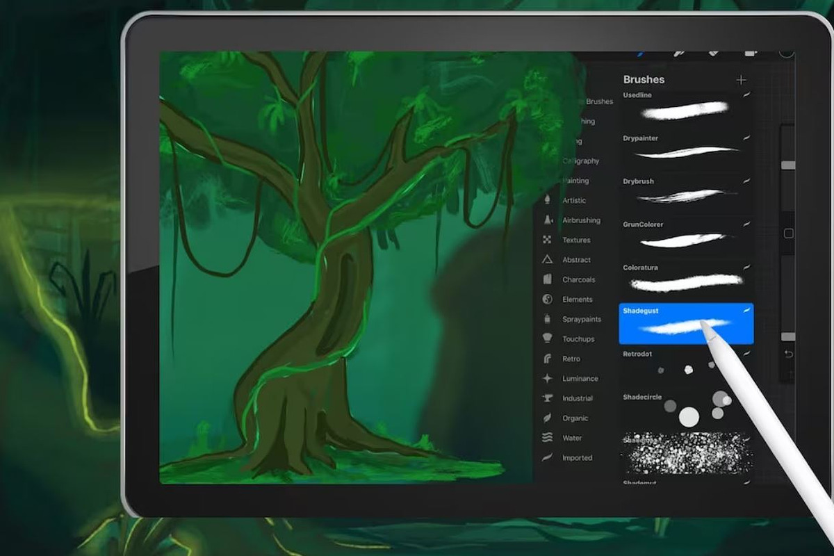 Nature Procreate Brushset, a Brush Add-On by ArtbyHien (Photo 5 of 5)