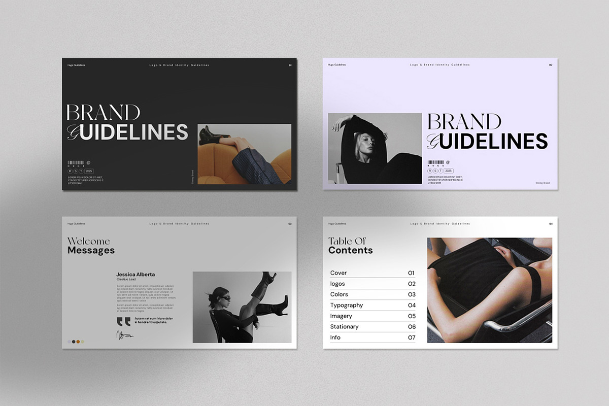 Brand Guidelines Presentation, a Presentation Template by Dream-Lab (Photo 2 of 10)