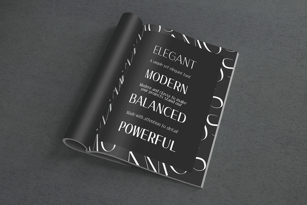 AMOS: A Modern Sans Serif preview 4
