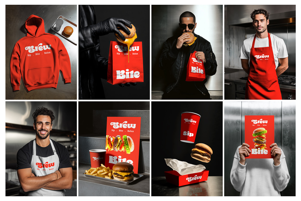 Raytas Cafe Branding Mockup Set, a Merchandise Mockup by Raytas Studio (Photo 4 of 11)