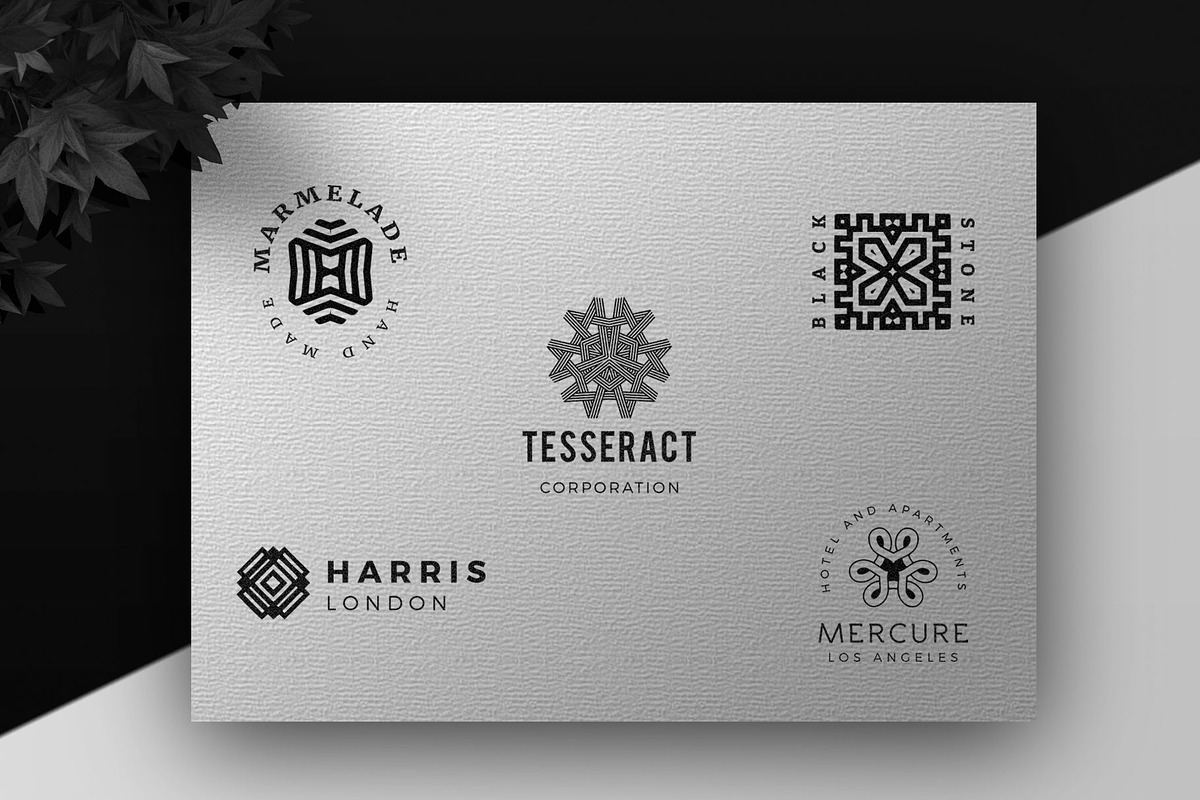Geometric Logo: Minimalist branding, a Branding & Logo Template by Nues Design (Photo 18 of 22)
