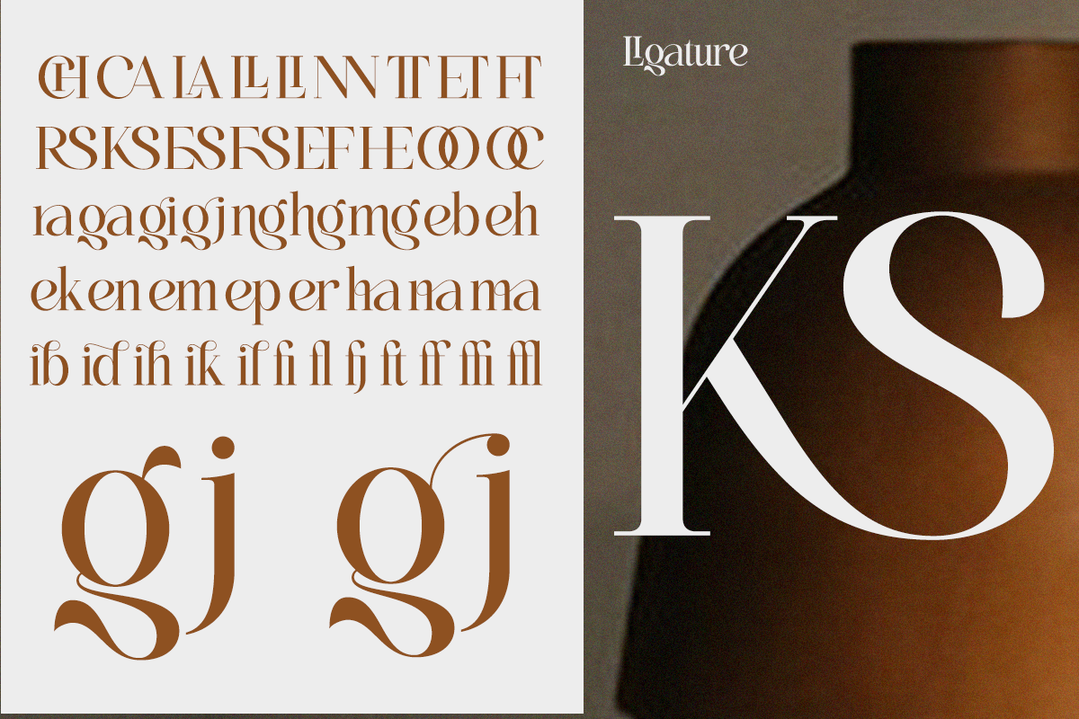 Bilgafe - Elegant Luxury Serif Font, a Serif Font by Qweera Studio (Photo 10 of 12)