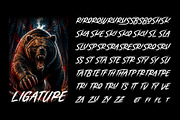 Brutally Ursa Typeface, a Script Font by alit design (Thumbnail 19 of 20)