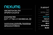Nexume | Modern Display, a Sans Serif Font by Lemonthe (Thumbnail 2 of 6)