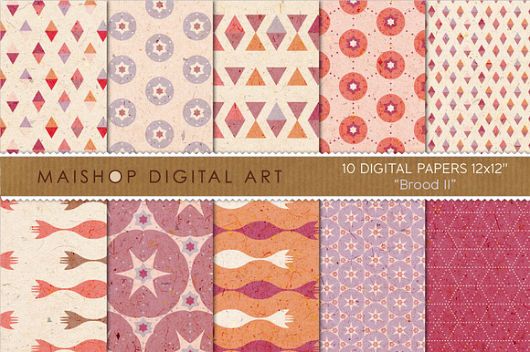 Digital Papers Brood Set 02 preview 4
